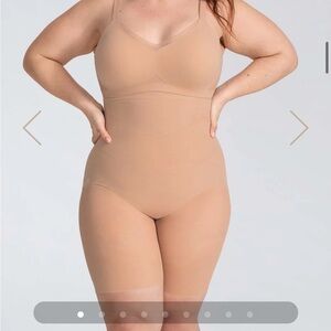 NWT Honeylove SuperPower Short Shapewear Size XL in Sand Color